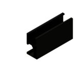 Skinne Sort - 5m lengder