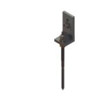 L-fot med hanger bolt M10x200mm