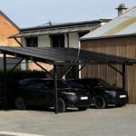 Carport for 1 bil, Vanntett, 300kg/m2, sort, alu - Bilde 5